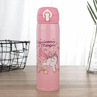 Taufa Villa Unicorn Water Bottle for Girls School | Unicorn Sipper | unicorn Flask 500 ml