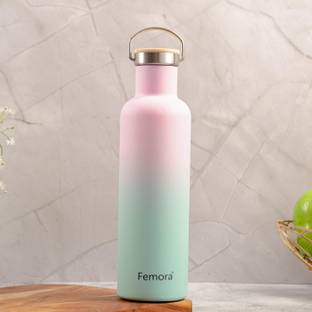 Femora Melissa Stainless Steel Double Insulated Water Bottle, 900 ML, Dual Color 900 ml Bottle