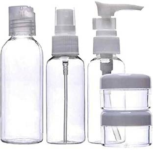 Scarlet Line Spray Botle,Dspnsr,Flip Top Botle Jar Plstic Trvl Contanrs fr Sanitizr 5 Pc St 100 ml Bottle