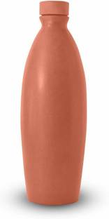 Onlinch Handmade Terracotta Water Bottle Pack of 1 1000 ml Bottle