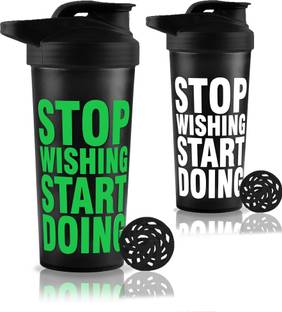 FIT FOCUS FITFOCUS_101_Premium Sports Combo Of Gym Shaker Bottle With Blender ball. 700 ml Shaker