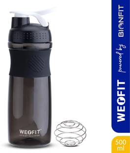 WErFIT 760ml Protein Shaker Water Bottle with Mixing Ball, BPA-Free & Flip-Top Lid 760 ml Plastic Shaker