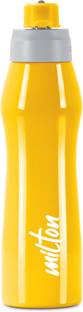 MILTON Active 1000 Stainless Steel Water Bottle, Yellow 885 ml Bottle