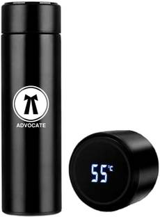 K K CROSI Your Name Personalized Temperature Display Bottle Stainless Steel Thermos 500 ml Sipper