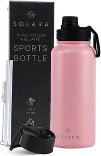 Solara Vacuum Insulated Stainless Steel Water Bottle for Hot and Cold, Angel 1000 ml Steel Flask