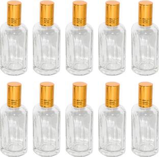 sultan Fancy Plain 6ml Roll-on Empty Attar Glass Bottles 6 ml Bottle