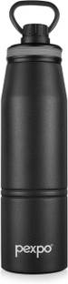 pexpo Altros Stainless Steel Hot and Cold Vacuum Insulated Water Bottle 940 ml Stainless Steel Flask