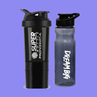 COOL INDIANS Special Combo Pack of Gym Shaker & Sipper Bottle|Protein Shaker-500 ml Shaker 500 ml Shaker