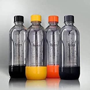 Mr. Butler BPA Free PET Bottle 1 Litre - Pack of 4 1000 ml Bottle
