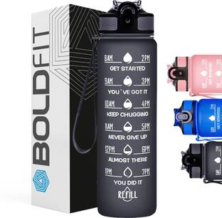 BOLDFIT Water Bottles Sipper Bottles For Men Women Kids Girls Sports Gym Water Bottle 1000 ml Shaker
