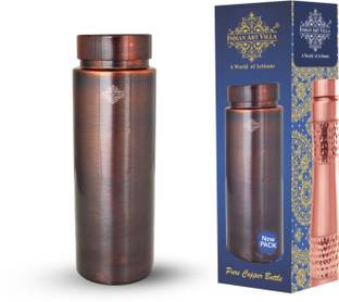 IndianArtVilla 800 ml Copper Bottle
