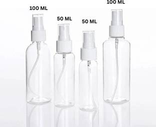 PIVA Combo of 50 ml( 2 pcs) & 100 ml( 2 pcs) spray bottles total 300 ml Spray Bottle