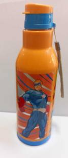 RISHABH DLX Plastic Insulated Water Bottle ORANGE 700 ml Bottle