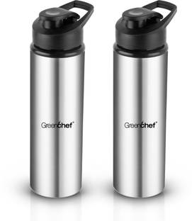 Greenchef Stainless Steel Quench Water bottle Pack of 2 900ML 900 ml