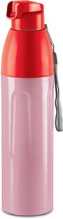 MILTON Kool Convex 1100 Insulated Inner Pet Water Bottle, 900 ml, Light Red 900 ml Bottle