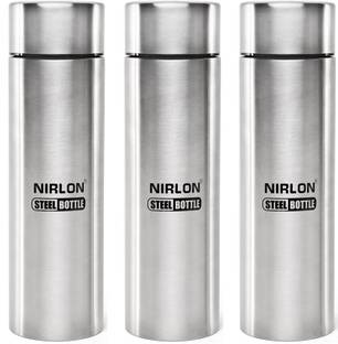 NIRLON Jeet Single Wall Stainless Steel Fridge Water Bottle 1000 ml Steel Bottle
