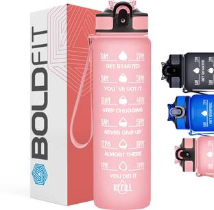 BOLDFIT Water Bottles Sipper Bottles For Men Women Kids Girls Sports Gym Water Bottle 1000 ml Shaker