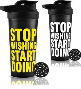 COOL INDIANS Premium Sports Combo Of Gym Shaker Bottle With Blender ball. 700 ml Shaker