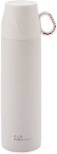 The Better Home 500 ml Steel Bottle With Drinking Glass