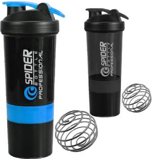 COOL INDIANS Combo Gym Shaker/Water Bottle for Gym/Protein Shaker Bottle With Blender Ball 500 ml Shaker