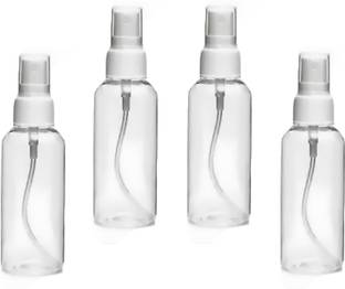 EverGlam 4pc Transparent Empty Spray Bottle 50 ml Each Bottle 200 ml Bottle