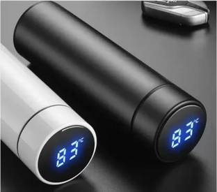 INQUEST Stainless Steel Smart Thermos Bottle with Temperature Display, 500 ml Bottle 500 ml Bottle
