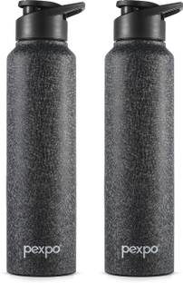 pexpo 1000 ml Sports and Hiking Stainless Steel Water Bottle, Chromo 950 ml Bottle