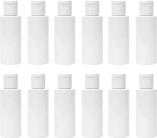 Devinez Round White HDPE Bottle, 50ml (Pack of 12) 50 ml Glass Bottle