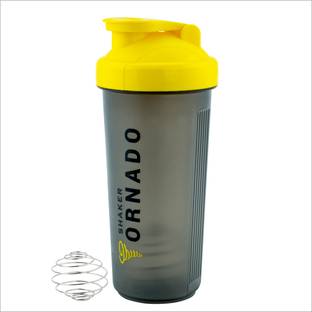 Trueware Tornado Gym Shaker With Steel Blender Ball | Plastic | 700 ML 700 ml Plastic Shaker