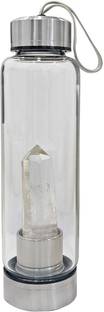 Shivalaya Gems Crystal Clear Quartz Crystal Water Bottle For Healing, Crystal Elixir Water Bottle 700 ml Bottle