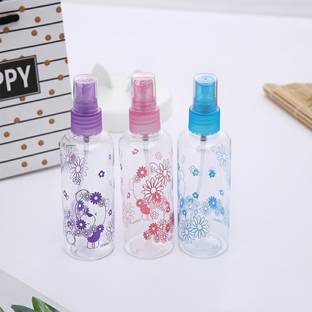AKADO 3pcs Multipurpose Refillable Printed Spray Bottle Spray Bottles 40 ml Spray Bottle