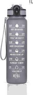 havlok Stylish Water Bottle ," Hydro Time Tracker Bottle ," Thirst Time Water Tracker 1000 ml Sipper