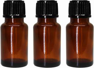 Pure Source India Amber Glass Bottles for Essential Oils, Fragrances, Cosmetics and Medicinal Uses 10 ml Bottle