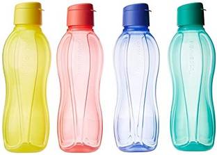 TUPPERWARE Aquasafe 750ml Fliptop Plastic Bottle, 4 Pieces 750 ml Bottle