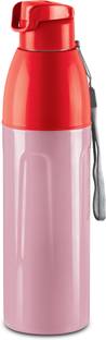 MILTON Kool Convex 700 Insulated Inner Pet Water Bottle, 560 ml, Light Red 560 ml