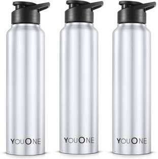 Youone Stainless Steel Water Bottle 1 Litre, Water Bottles For Fridge, School,Gym,Home 1000 ml Steel Bottle
