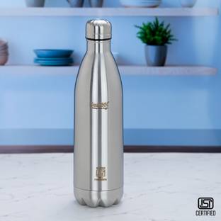 Sumeet ISI Certified Double Wall Water Bottle,24 Hours Hot & Cold 1000 ml Flask
