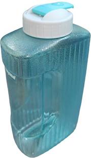 NAYASA Plastic 2.2 Litre Bpa Free Jumbo Jug Water Bottle With Flip Lid (Blue) 2200 ml Bottle