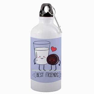 COLOR YARD COLOR_YARD_best happy friendship day oreo+milk best friends design print on 600 ml Sipper
