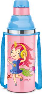MILTON Kool Stunner 400 Insulated School Kids Bottle with Inner Steel, 404 ml Bottle