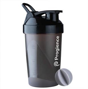 Progience Gym Shaker Bottle with Whisk Ball | BPA-Free Plastic Protein Mixer 500 ml Shaker
