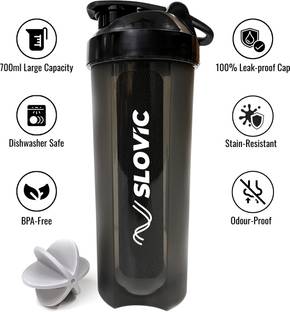 SLOVIC Leak-Proof Gym | Protein with Typhoon Blender | BPA-Free 700 ml Shaker