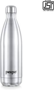 pexpo Electro 1000, Hot&Cold ISI Certified Thermosteel Water Bottle, Leakproof 980 ml Flask