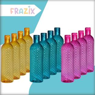 frazix Dimond Design Plastic Fridge,office,Home Water Bottle 1000 ml Plastic Bottle