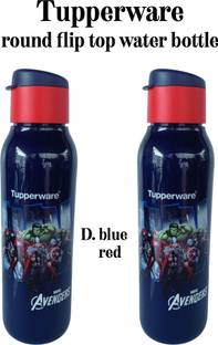 TUPPERWARE Round flip top water bottle each 750 ml Liquid tight pack (2) 750 ml Bottle