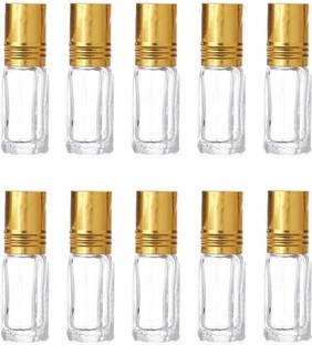 sultan Fancy Plain 12ml Roll-On Empty Attar Glass Bottles 12 ml Bottle