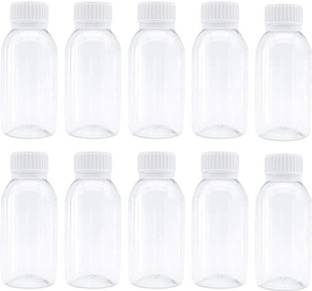 Prakash Empty Plastic Bottles | Leakproof Sealable Cap Water Bottles for Daily Use 100 ml Bottle