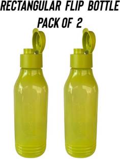 TUPPERWARE Rectangular 750 FLIP TOP BOTTLES PACK OF 2 750 ml Sipper