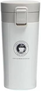 SHUANG YOU Import Export Vacuum Insulation Cup with Lid, Stainless Steel, Hot & Cold Coffee 360 ml Bottle