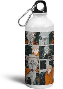 Morons Jujutsu Kaisen Sipper - Anime Newspaper Style 600 ml Bottle